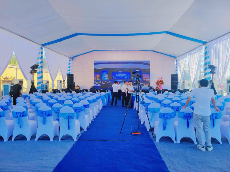 Quy trình cho thuê nhà bạt sự kiện tại Nghệ An